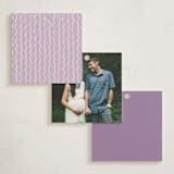 "Sugar" - Baby Shower Favor Tags in Lavender by Pati Cascino - Back of Tag Options