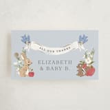 "Disney's Snow White Someday" - Baby Shower Favor Tags in Blue Skies by Erin L. Wilson - Front