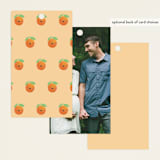 "Two Little Cute" - Baby Shower Favor Tags in Pumpkin by Itsy Belle Studio - Back of Tag Options