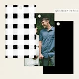 "Just Me" - Baby Shower Favor Tags in Midnight by Lehan Veenker - Back of Tag Options