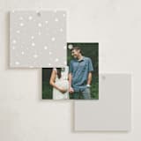 "Moon Baby" - Baby Shower Favor Tags in Slate by Marina Onoprienko - Back of Tag Options