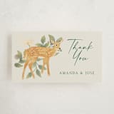 "wild forest" - Baby Shower Favor Tags in Cream by Elly - Front