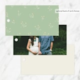 "Forest Friends" - Baby Shower Favor Tags in Seafoam by Jennifer Wick - Back of Tag Options