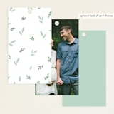 "Jungle Animals" - Baby Shower Favor Tags in Mint by Christy Hy Lee - Back of Tag Options