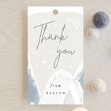 "Baby It's Cold Outside" - Baby Shower Favor Tags in Snow by Maja Cunningham - Front