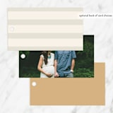 "Pebble" - Baby Shower Favor Tags in Sand by Heather Cairl - Back of Tag Options