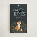 "Woodland Baby Shower" - Baby Shower Favor Tags in Forest by Joanna Griffin - Front