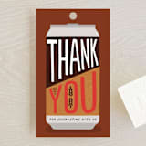 "Baby Brewing" - Baby Shower Favor Tags in Grain by Erica Krystek - Front