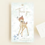 "Disney's Bambi Forest" - Baby Shower Favor Tags in Forest by frau brandt - Front