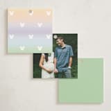 "Disney Ombre Mickey Mouse" - Baby Shower Favor Tags in Rainbow by Beth Schneider - Back of Tag Options