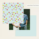 "Disney's Baby Dumbo" - Baby Shower Favor Tags in Baby Blue by Kanika Mathur - Back of Tag Options