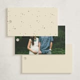 "Oval Forest" - Baby Shower Favor Tags in Sand by Hannah Williams - Back of Tag Options