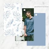 "Parisian Garden" - Baby Shower Favor Tags in Sky by Kristen Smith - Back of Tag Options