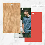 "Baby Shower Blocks" - Baby Shower Favor Tags in Rainbow by Penny Eversole - Back of Tag Options