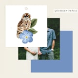 "Spring woodland" - Baby Shower Favor Tags in Elderflower by Sarah Knight - Back of Tag Options