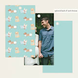 "Puppy" - Baby Shower Favor Tags in Little Boy Blue by Itsy Belle Studio - Back of Tag Options