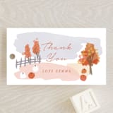 "autumn countryside" - Baby Shower Favor Tags in Candy by Rebecca Durflinger - Front