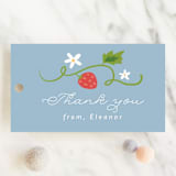 "Berry Sweet" - Baby Shower Favor Tags in Blueberry by Hudson meet Rose - Front
