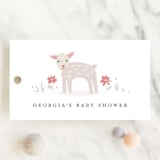 "Sweet Farm" - Baby Shower Favor Tags in Poppy by Carolyn MacLaren - Front