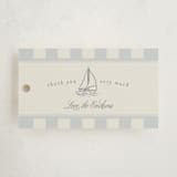 "On Board" - Baby Shower Favor Tags in Sailor by Stephanie Hawkes - Front