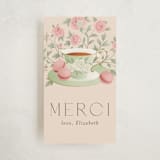 "A Baby Is Brewing" - Baby Shower Favor Tags in Framboise by Jamie Alexander - Front