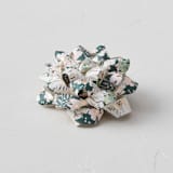 "Illuminated Blooms" - Wrapping Paper Bow in Cobalt by Alethea and Ruth