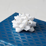 "confetti stars" - Wrapping Paper Bow in Cloud by Jenna Holcomb