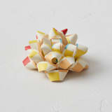 "Colorful Grid" - Wrapping Paper Bow in Sunshine by 2birdstone