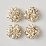 "Foil Arches" - Wrapping Paper Bow in Ivory by Owl and Toad