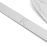 "Engraved Initial Personalized Cake Serving Set" - Cake Cutters in gray by Colin Supple