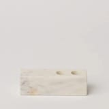 "Marble Candle Holder" - Candle Holders in white by Powered By People