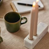 "Marble Candle Holder" - Candle Holders in white by Powered By People