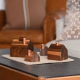 "Colonial Copper Chimney Candleholder" - Candle Holders in brown by Ann Nygard