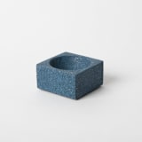 "Square Incense Holder - Cobalt Terrazzo" - Candle Holders in blue by Pretti.Cool