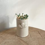 "Decorative Match Holder - Petula" - Candle Holders in white by Sidney Field