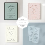 "Custom Calla Lily Icon set" - Commissioned Design Element in black by Kelly Watkins