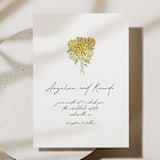 "Custom Marigolds Icon" - Commissioned Design Element in yellow by Lori Wemple