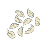 "Custom Food or Beverage Icons Set of 5" - Commissioned Design Element in multicolor by Cotton and Bow