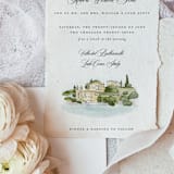 "Custom Watercolor Venue" - Commissioned Design Element in multicolorassorted-colors by Jenna Holcomb