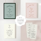"Custom Calla Lily Monogram" - Commissioned Design Element in black by Kelly Watkins