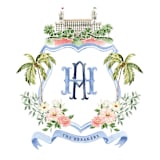 "Custom Venue: The Breakers, Palm Beach" - Commissioned Design Element in multicolorassorted-colors by Sarah Knight