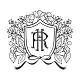 "Custom Monogram Line Art Crest" - Commissioned Design Element in black by Pink House Press