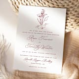 "Custom Calla Lily Crest Monogram with Initials" - Commissioned Design Element in multicolor by Claudia Orengo