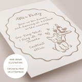 "Custom Party Pet Sketch | Signature Drink, Reception Icon" - Commissioned Design Element in multicolorassorted-colors by Sam Dubeau