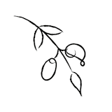 "Custom Icon & Monogram Line Drawing" - Commissioned Design Element in black by Helena Vitto