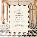 "Custom Icon & Monogram Line Drawing" - Commissioned Design Element in black by Helena Vitto
