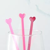 "Baby Heart Stir Sticks, Set of 6" - Stir Sticks in multicolor by Em and Me Studio