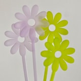 "Daisy Flower Boho Stir Sticks" - Stir Sticks in multicolorassorted-colors by Atomic Kraftworks