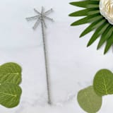 "Starburst Stir Sticks - Silver Glitter (Set of 25)" - Stir Sticks in multicolor by Atomic Kraftworks