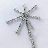 "Starburst Stir Sticks - Silver Glitter (Set of 25)" - Stir Sticks in multicolor by Atomic Kraftworks